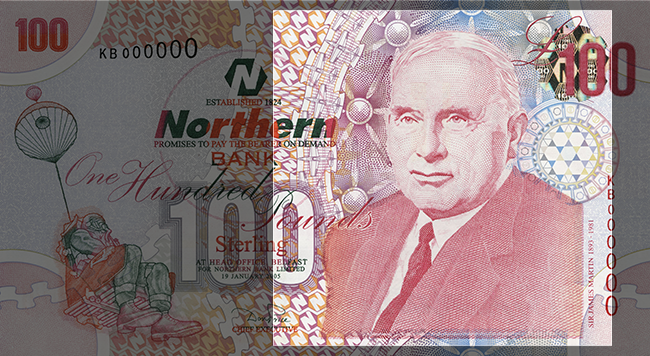 Front of note