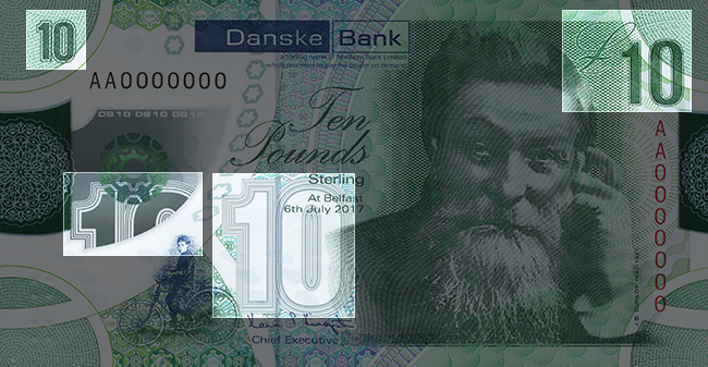 Front of note / Look / Denomination Numerals